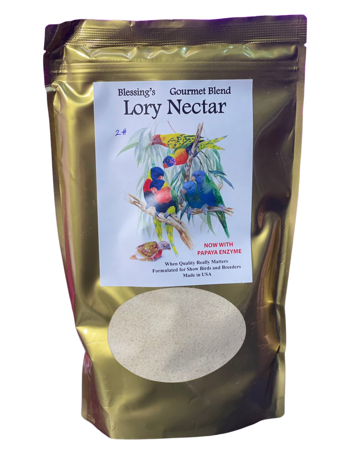 2 Lb Gourmet Blend Lory Nectar by Blessings