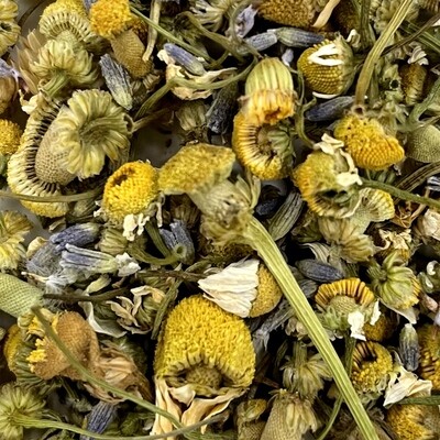 Flower Garden! Chamomile, Lavender, Rosemary 1 oz - Introducing Dried flowers to add to dry blends, fresh food, and toys! by China Prairie