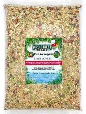 Viva La Veggies - A tempting blend of all natural ingredients birds love, featuring healthy grains, garden vegetables, and savory spices! - 4 Lbs