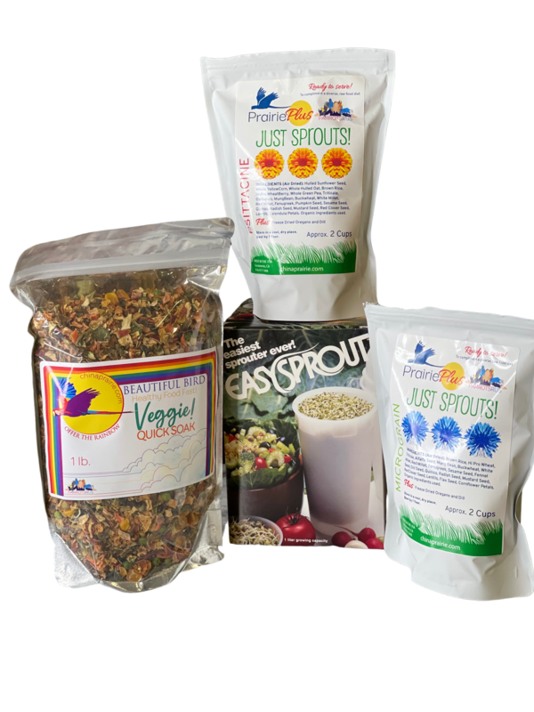Quick Soak Veggie and Sprout Bundle with Easy Sprouter