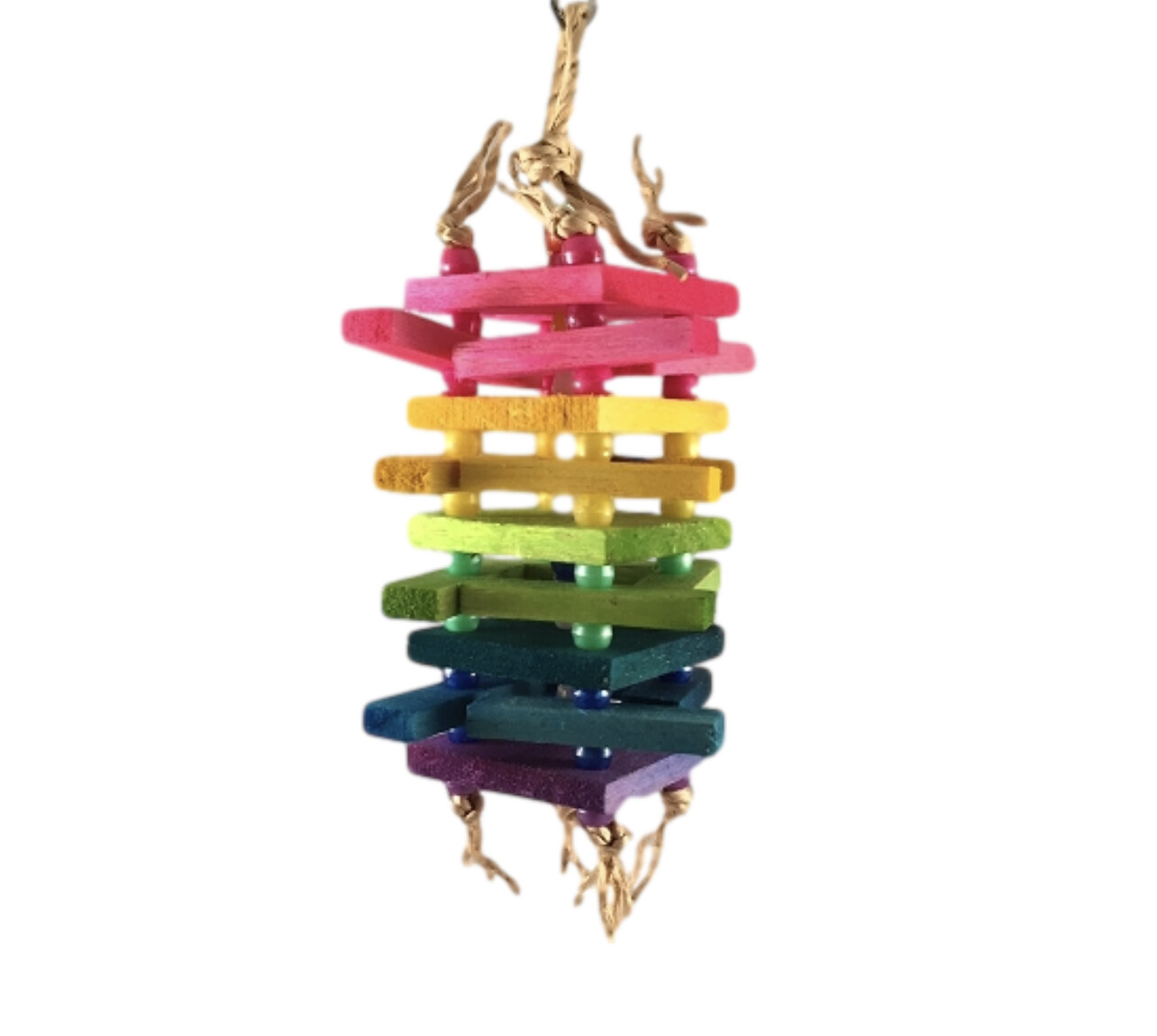 Rainbow Balsa Sticky Stacker by Feathered Addictions