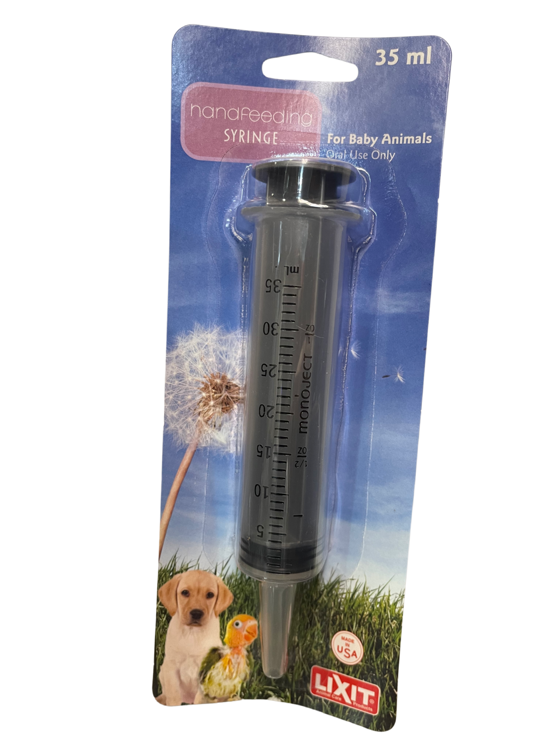 Lixit Monoject Handfeeding Syringe 35 ML