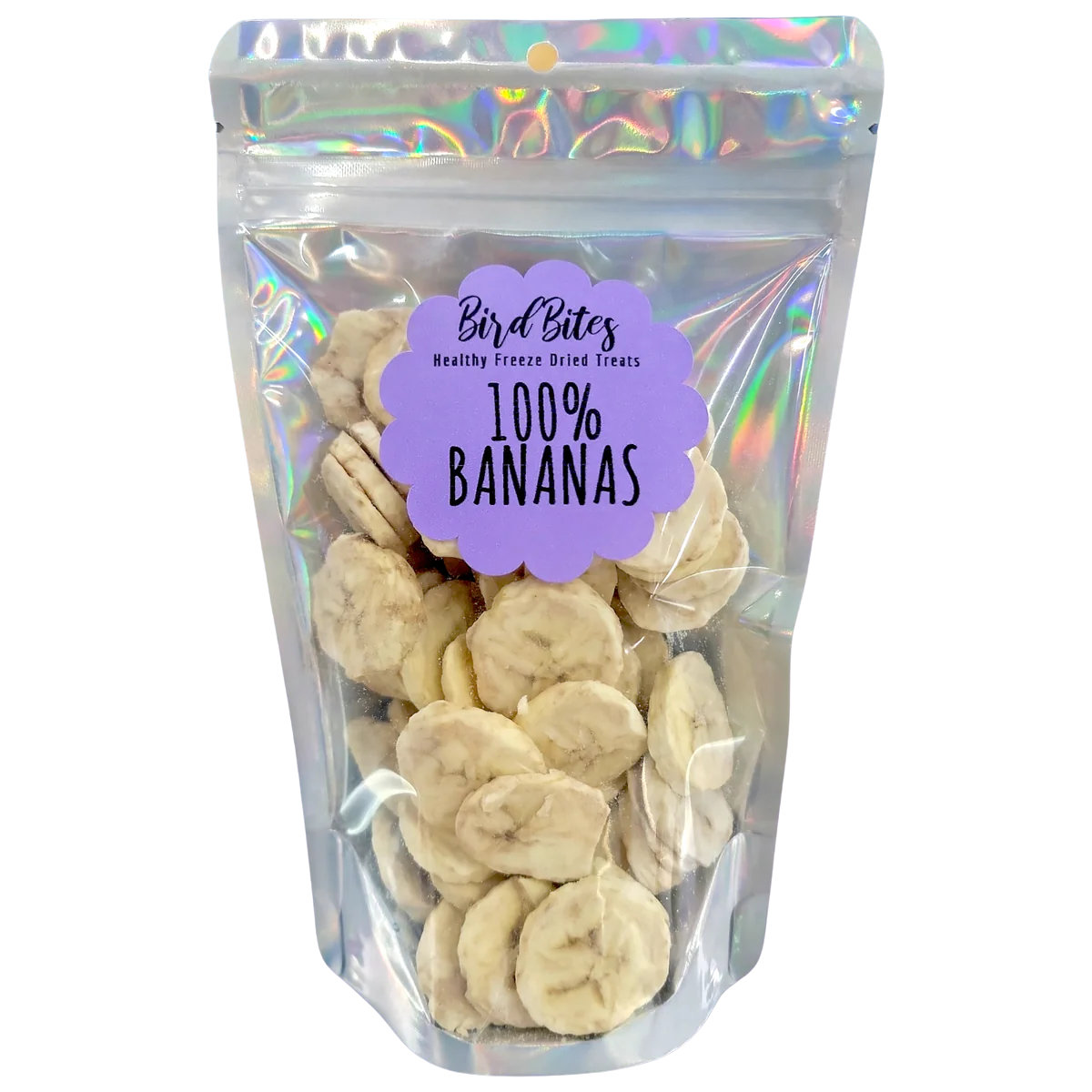 100% Freeze Dried Bananas by Bird Bites Generous 1 Cup Size