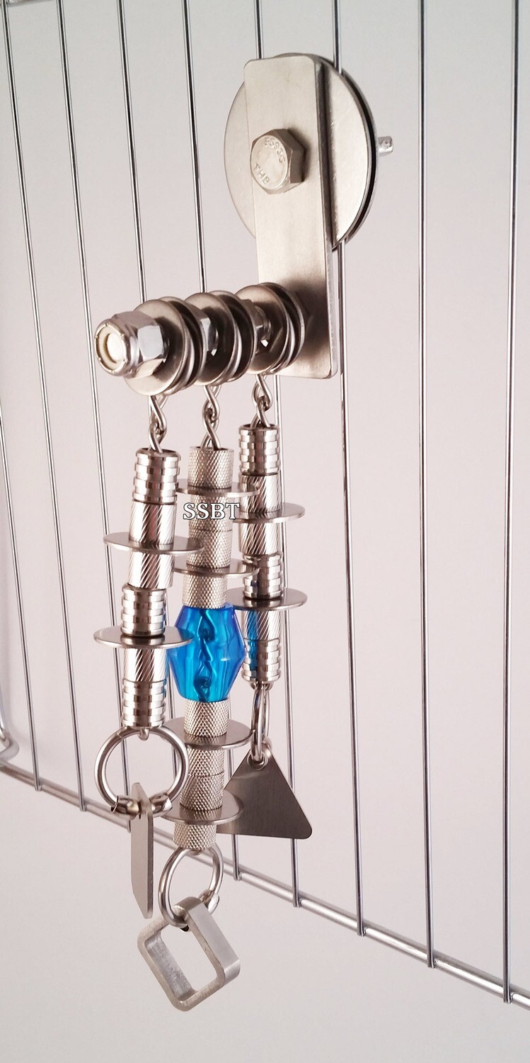 Hang Out - Stainless Steel Cage Mounted - Hand made in the USA