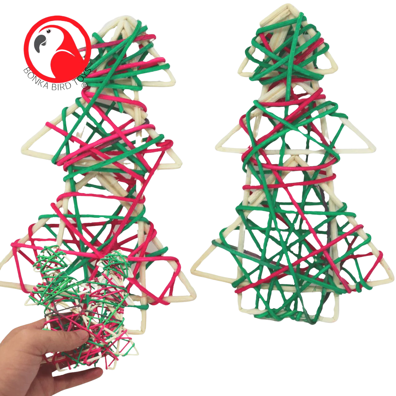 Large 2 Pack Colorful Vine Christmas Tree