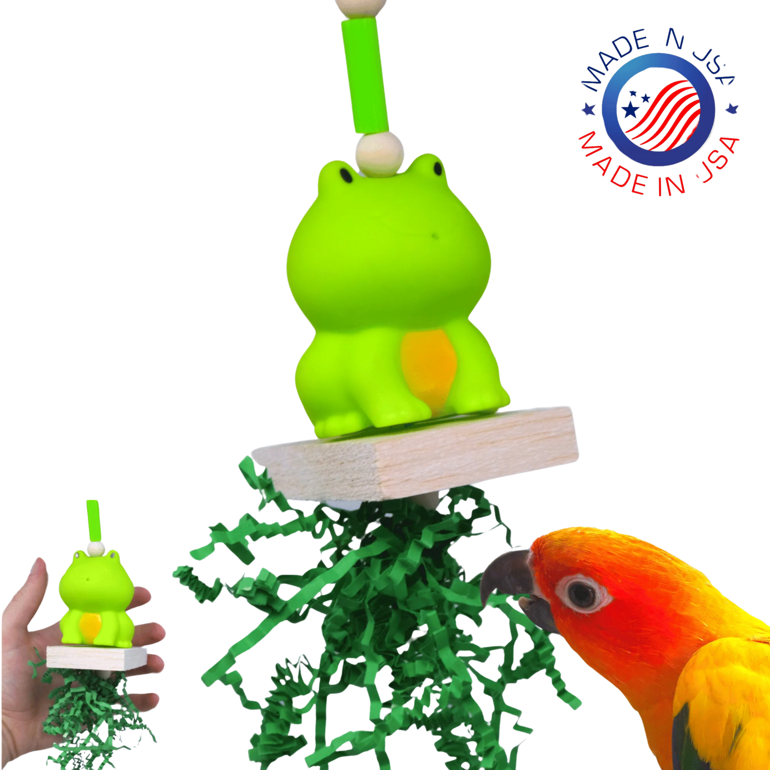 Balsa Frog by Bonka Bird Toys