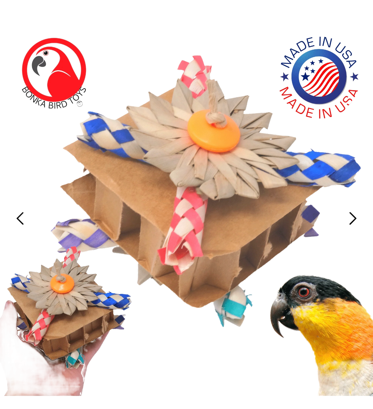 Party Box 2 pack - Foot Toy or Foraging Toy