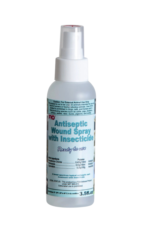 F10 Antiseptic Wound Spray with Insecticide - Ready to Use