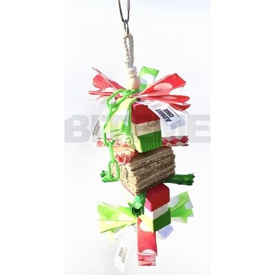 Betsy Large Christmas hanging toy for Medium and Large Size Birds by Bite Me Birdie