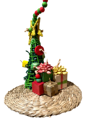 Traditional Christmas Tree Platform Swing by Feathered Addictions