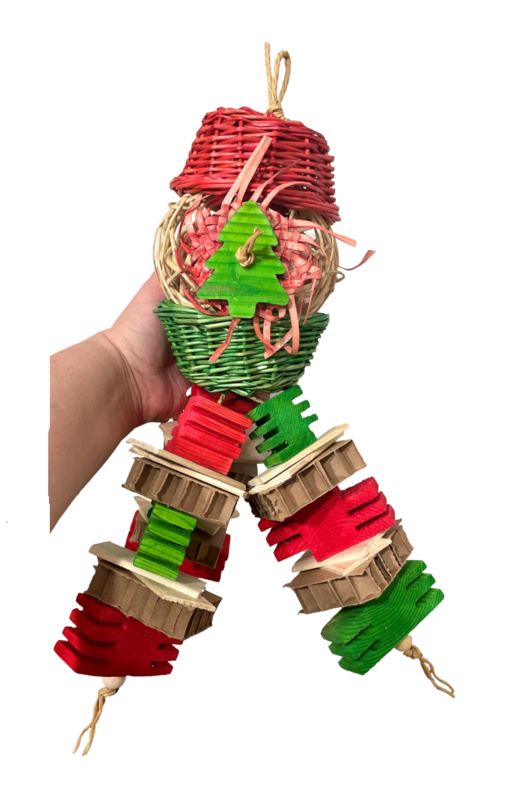 Santa's Big Boy Crunch Basket by Feathered Addictions