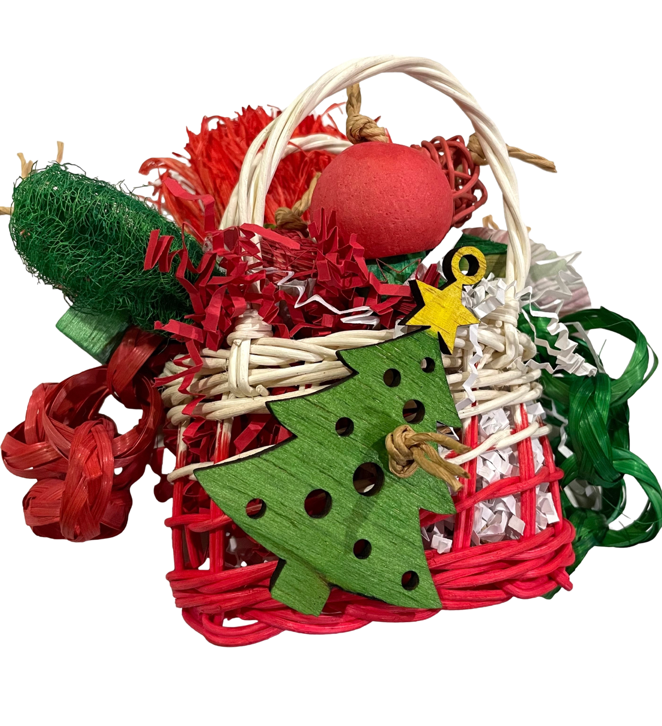 Festive Tree Topper Basket by Feathered Addictions