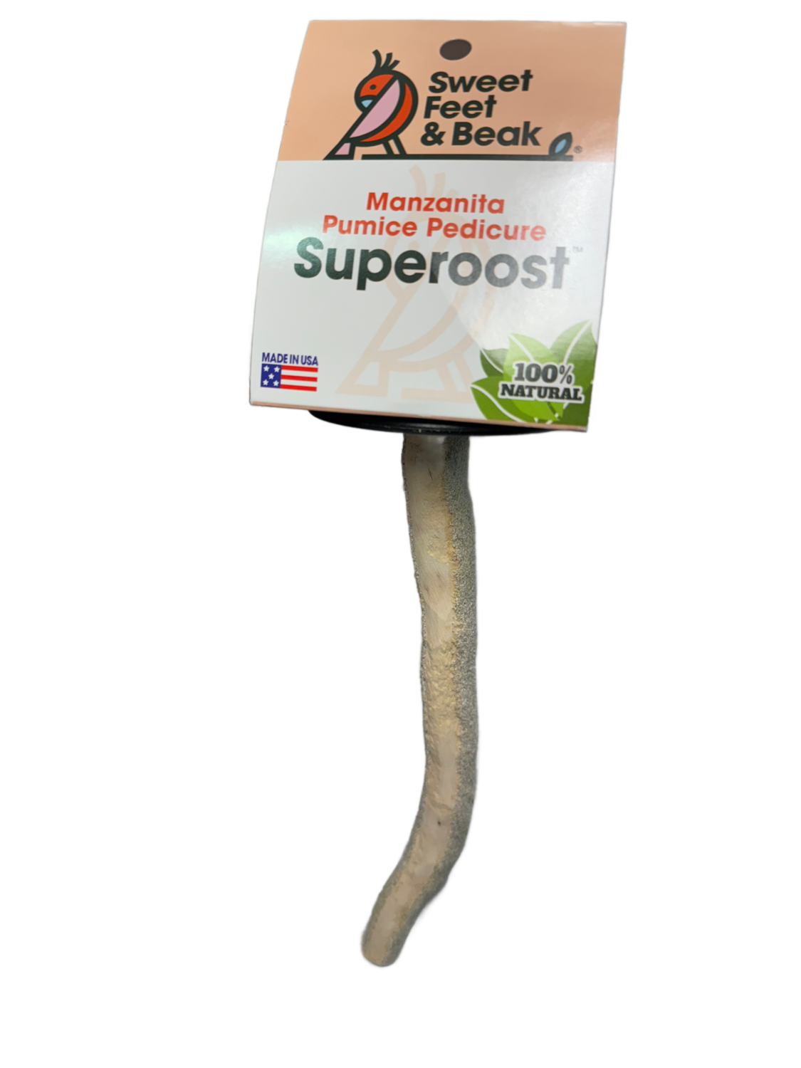 Manzanita Pumice Pedicure Superoost Perch - Extra Small 8"