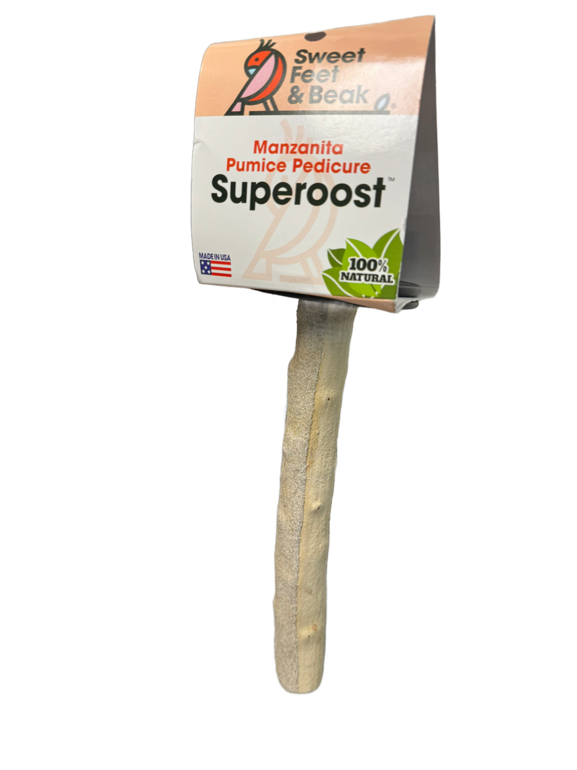 Manzanita Pumice Pedicure Superoost Perch - Small 8"