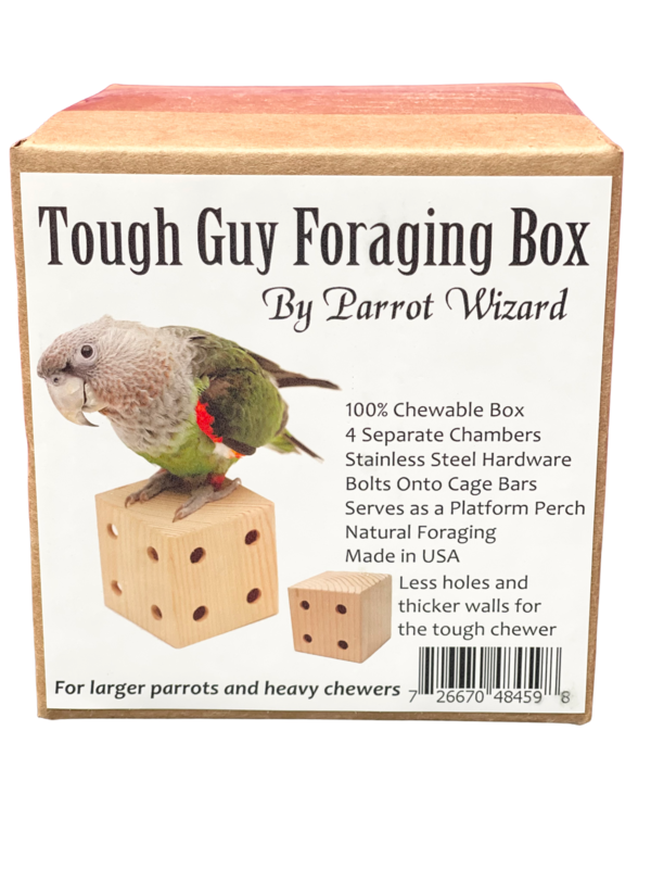 Tough Guy Natural Foraging Box by Parrot Wizard