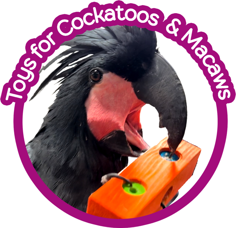 Bird Toys for Cockatoos & Macaws