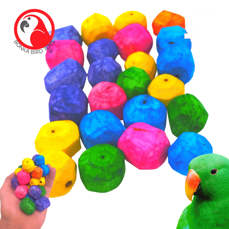 24 Pack Color Sola Rocks by Bonka Bird Toys
