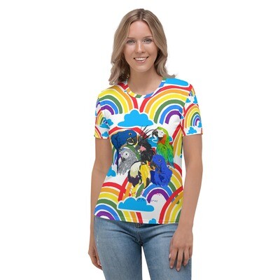 See Da Birds Rainbow Tee Shirt