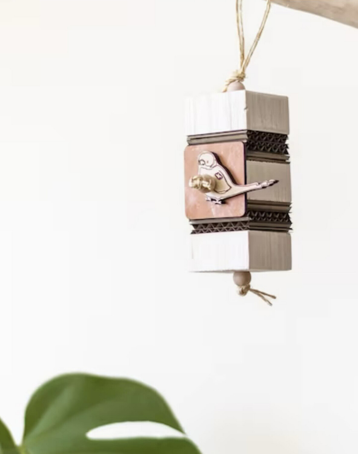 Little Birds -  Natural parrot toy by Little Dinos Natural Bird Toys