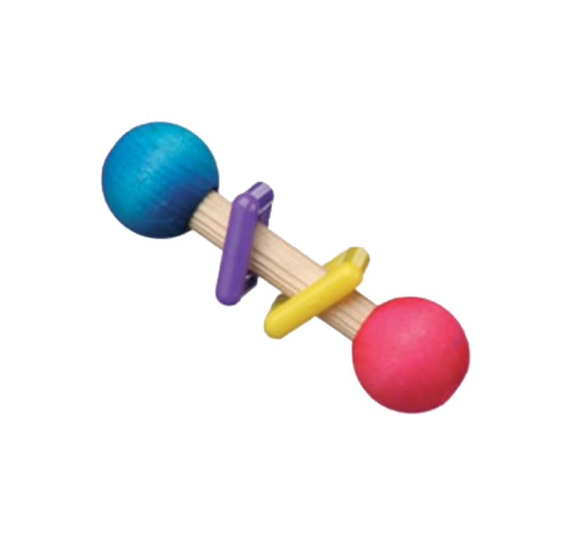 Rattle Foot Toy Small by Super Bird Creations