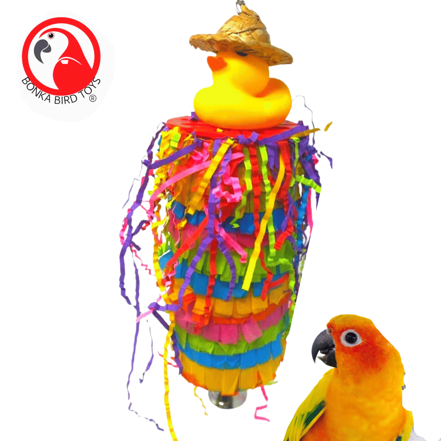 Duck Pinata Bird Toy by Bonka Bird Toys
