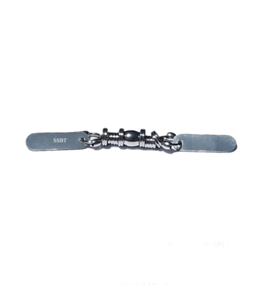 Tag it Foot Toy - Stainless Steel - Hand made in the USA