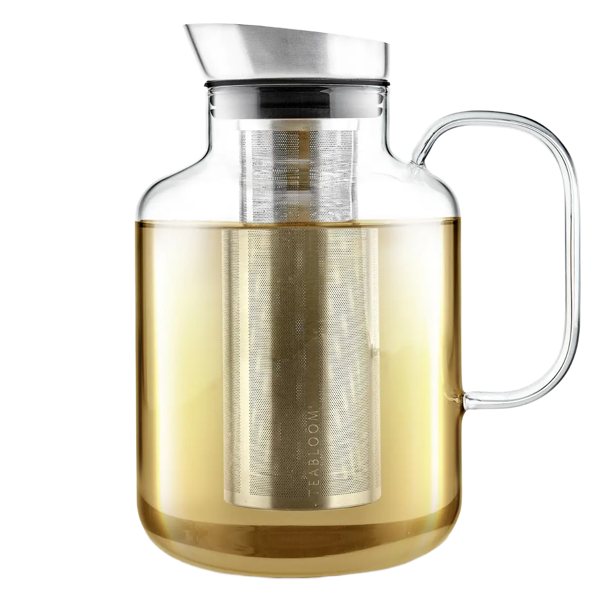 Teabloom Extra Large Multi-brew Glass Teapot + Kettle + Pitcher (85 oz - 2.5 Liter)