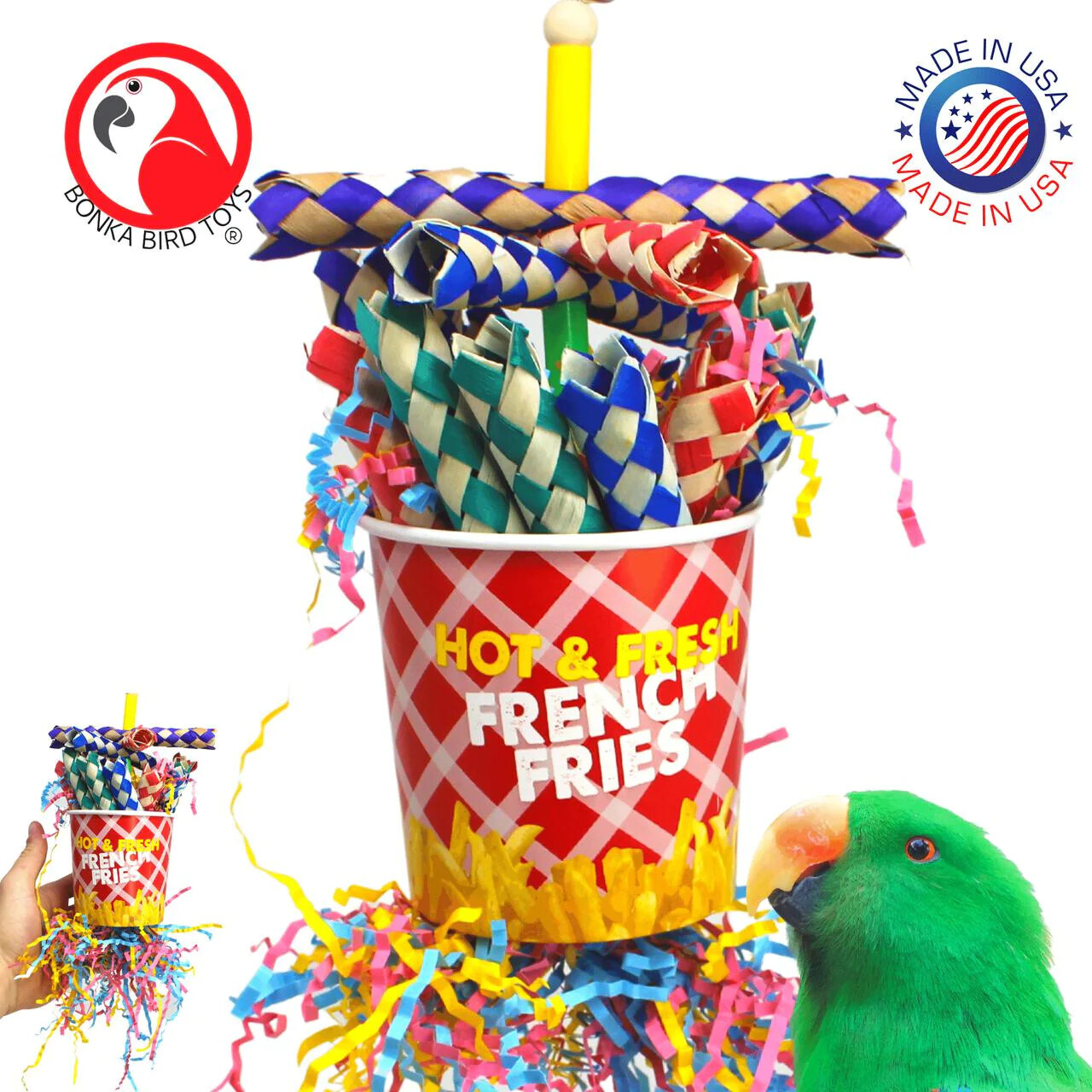 French Fries Toy by Bonka Bird Toys