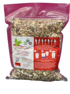 2.5 Lb Psittacine Sprouting Blend from China Prairie