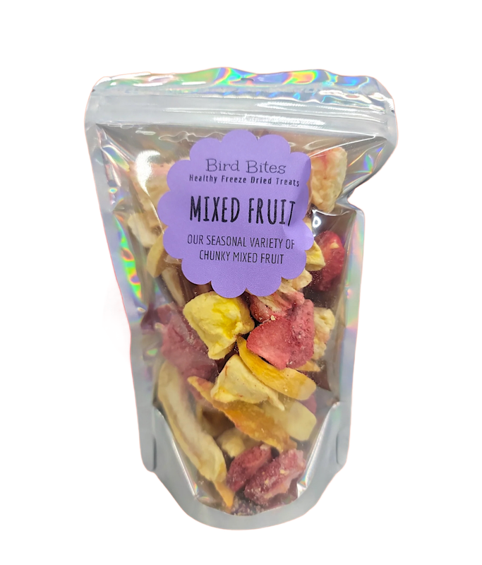 100% Freeze Dried Mixed Fruit by Bird Bites Generous 1.5 Cup Size
