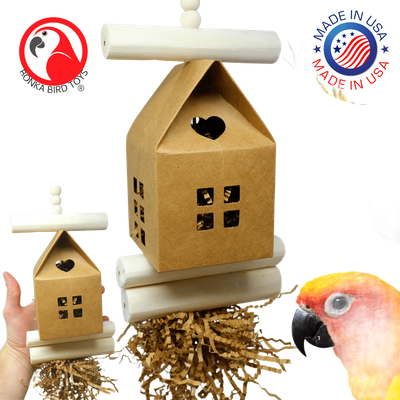 Sola Log Cabin by Bonka Bird Toys