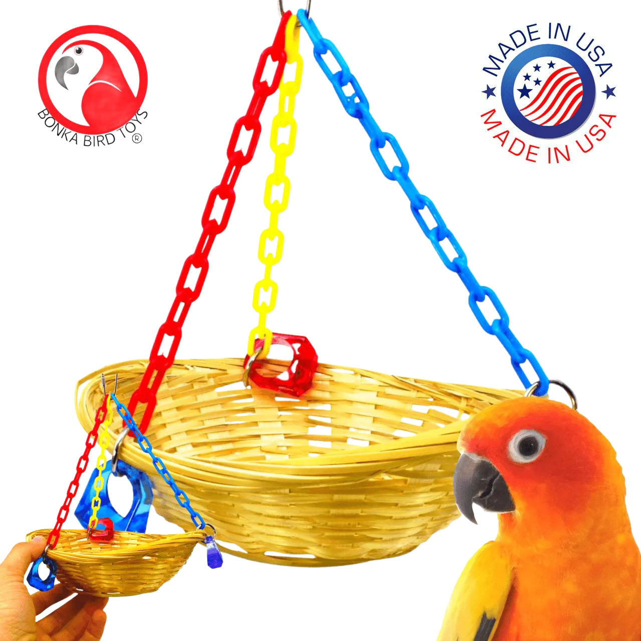 Basket Swing by Bonka Bird Toys