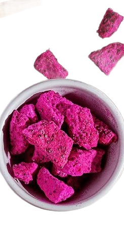 Freeze Dried Dragon Fruit Chunk - 1.5 Cups / 2 oz