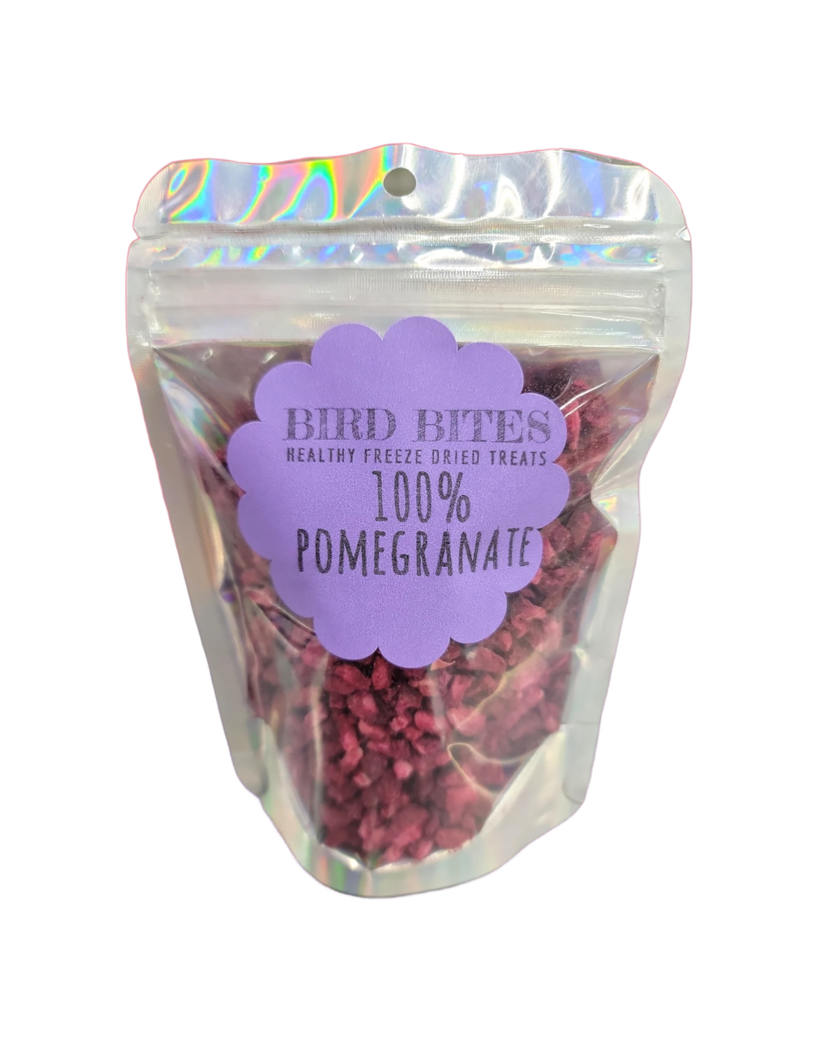 100% Freeze Dried Pomegranate by Bird Bites Generous 1/2 Cup Size