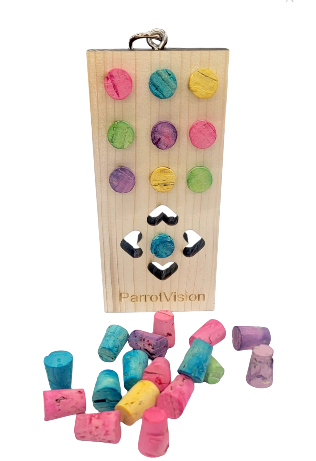 Parrot Vision Cork Remote w/Refills Cheep Thrills Bird Toys
