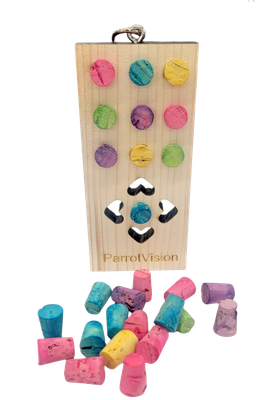 Parrot Vision Cork Remote w/Refills Cheep Thrills Bird Toys