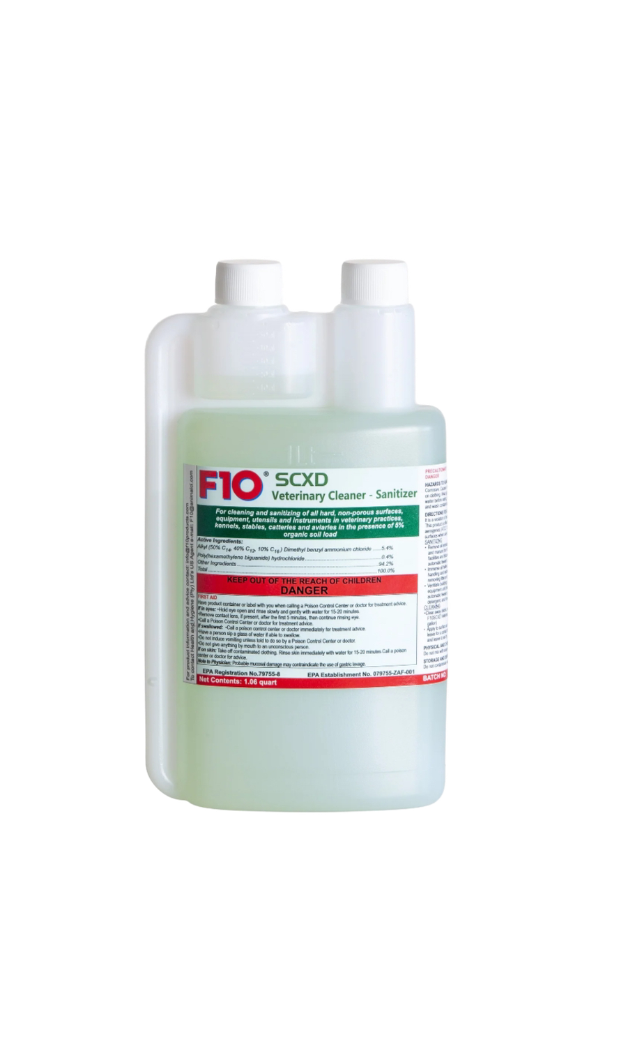 F10SCXD Veterinary Disinfectant 1 Liter