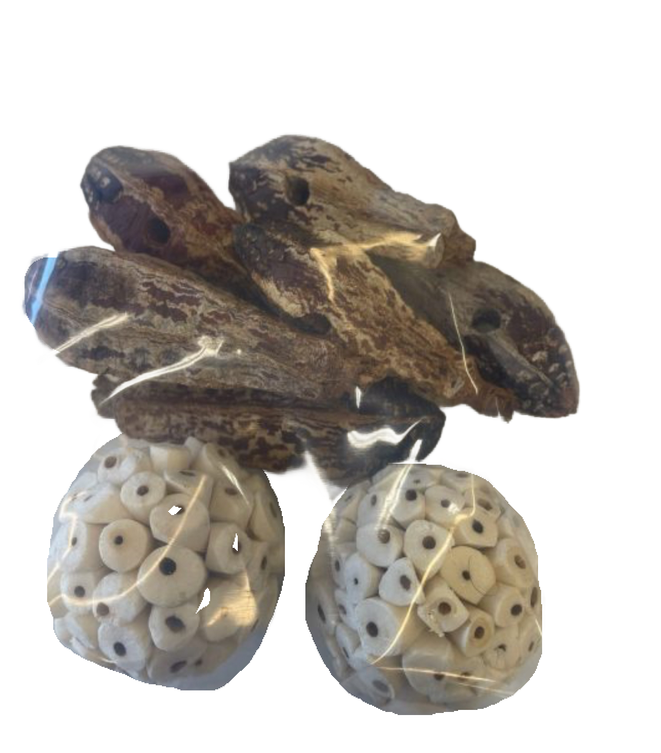 Mahogany Pods and Sola Balls Combo
