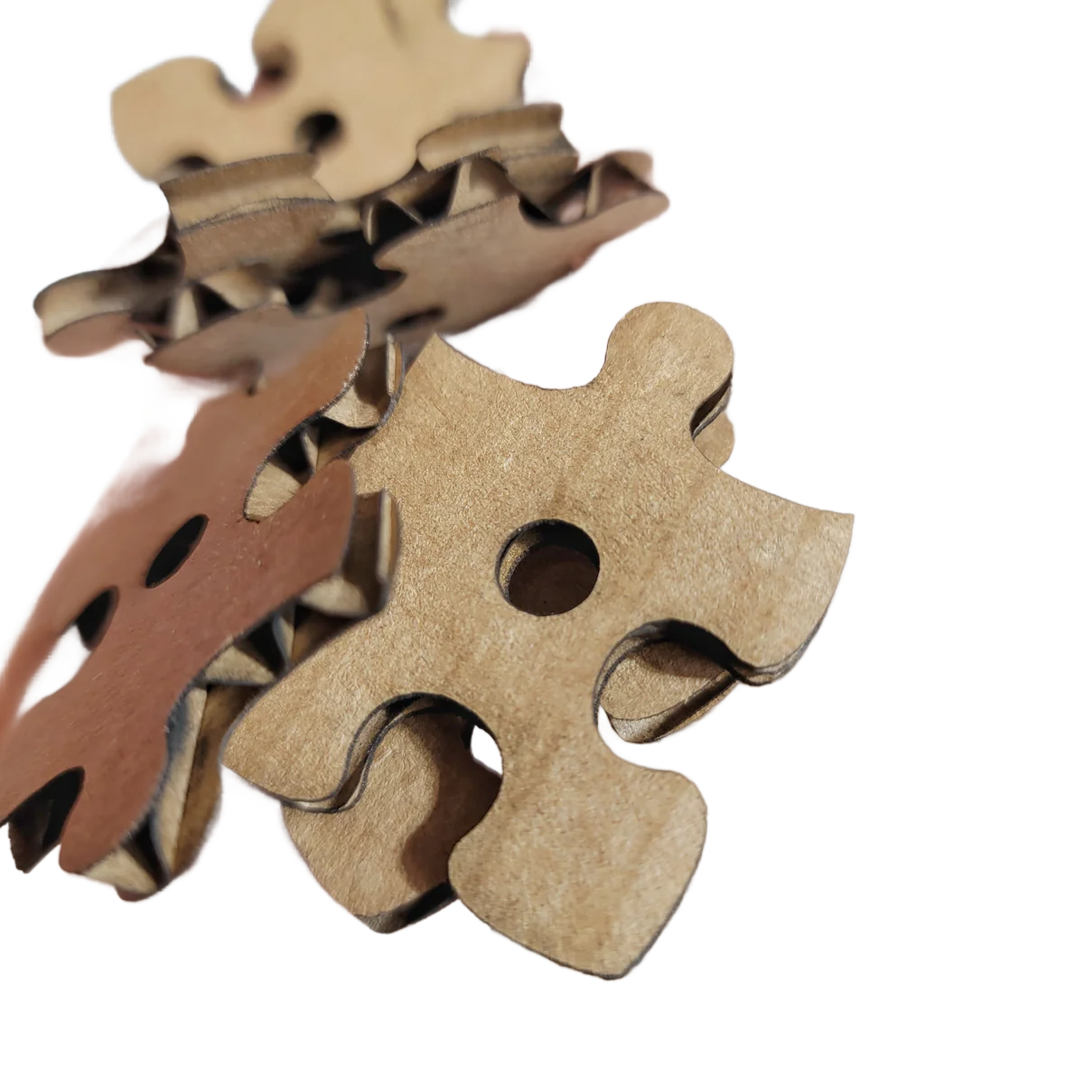 Cardboard Puzzle Pieces - 25 Pack