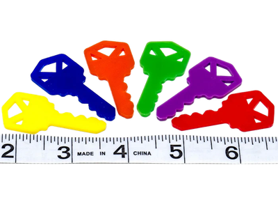 Plastic Keys - 24 Pack