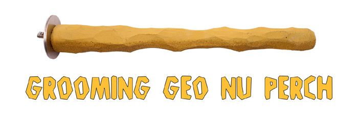 Grooming Geo NU Perch for All size Birds by Parrot Wizard