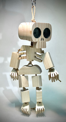Fred Hanging Pine Wood Toy by Bite Me Birdie
