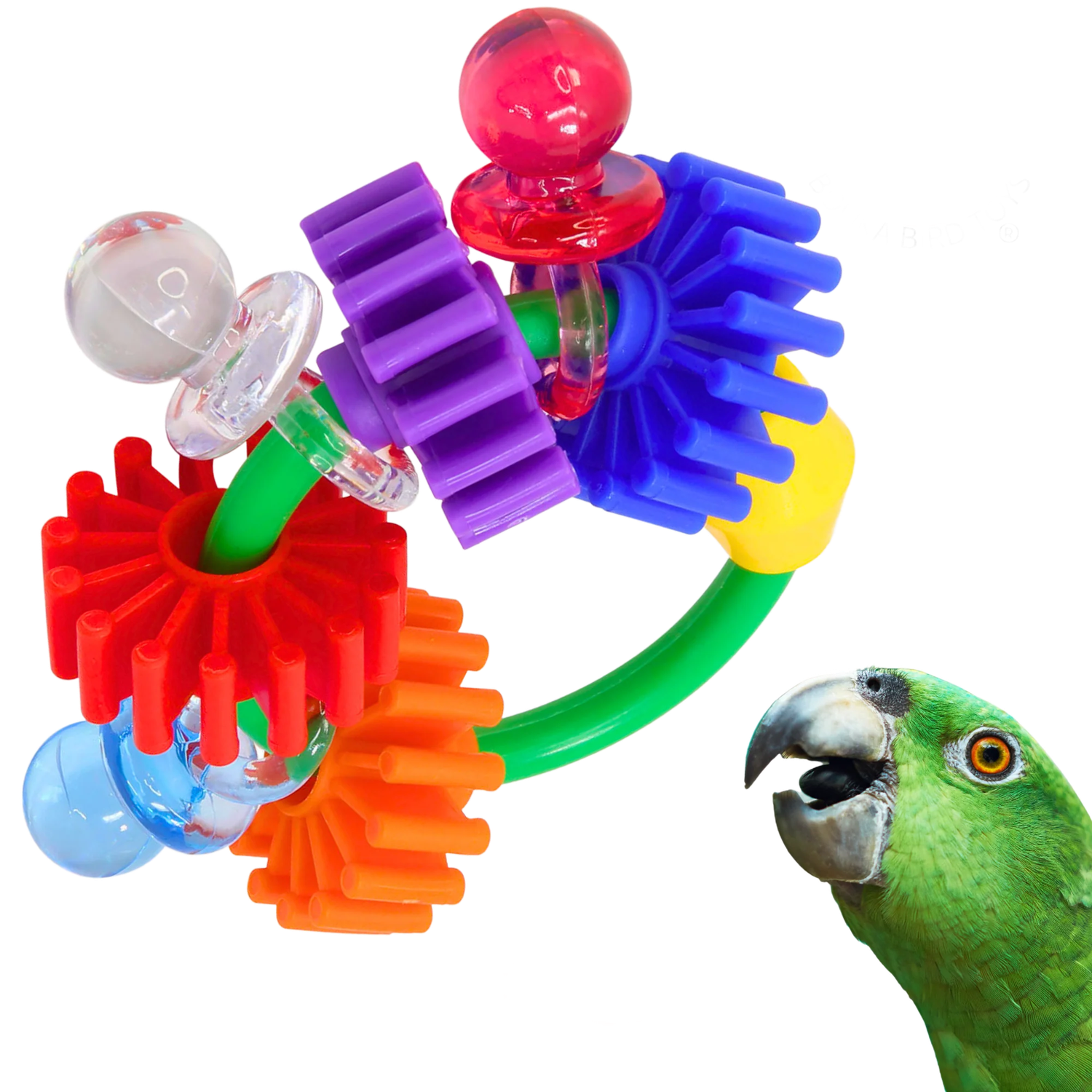 Gear Ring Foot Talon Bird Toy by Bonka Bird Toys