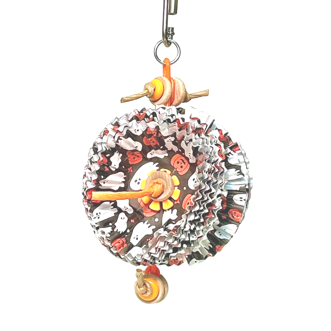 Halloween Black Chickie Hanging Toy by Bite Me Birdie