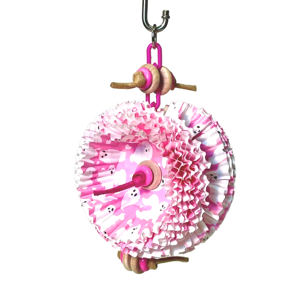 Halloween Pink Chickie Hanging Toy by Bite Me Birdie