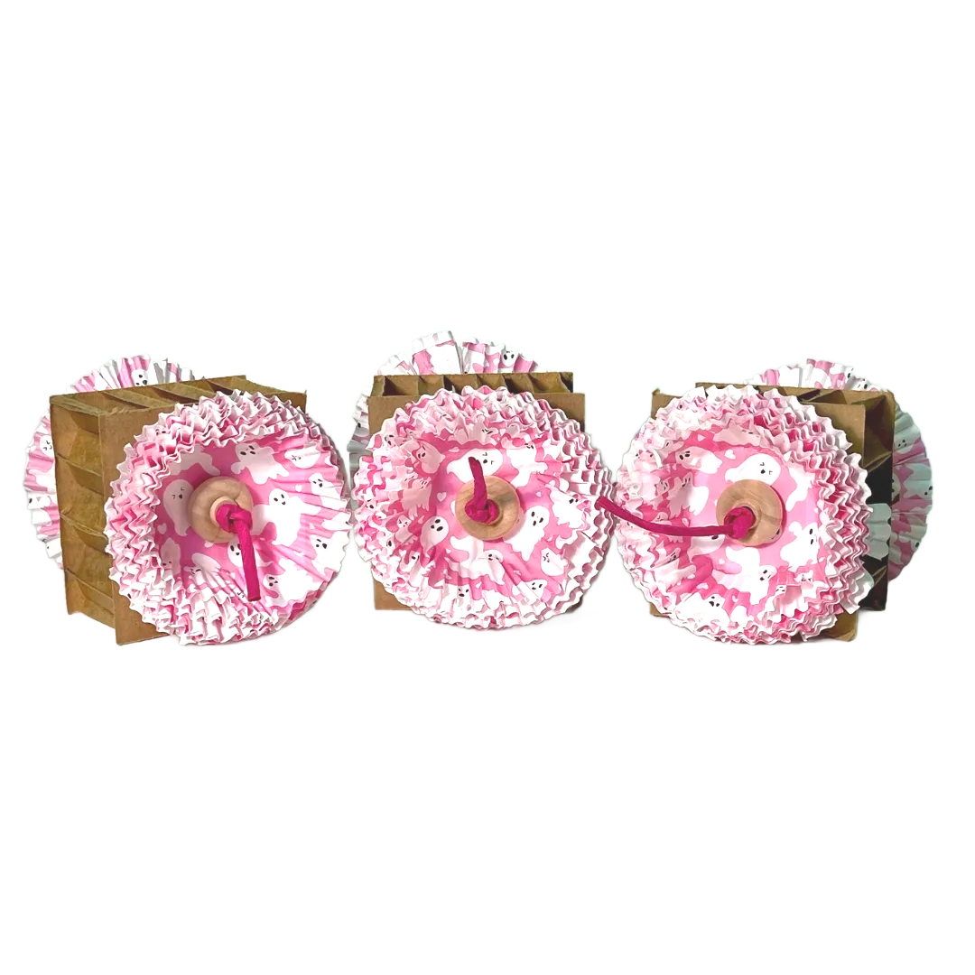 3 Pack Aries Halloween Pink Foot Toy by Bite Me Birdie