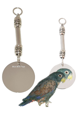 Birdie in the Mirror - Stainless Steel - Hand made in the USA