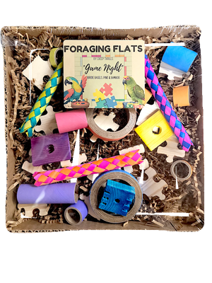 NEW! Game Night Foraging Flat by Cheep Thrills Bird Toys