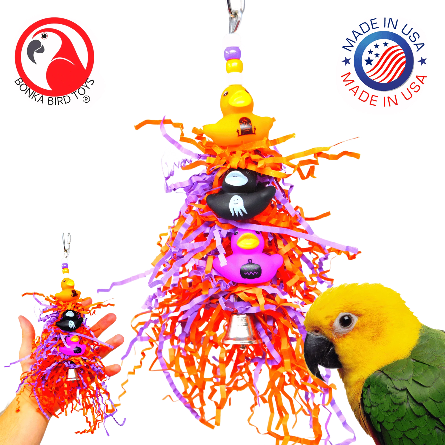 Triple Spooky Duck by Bonka Bird Toys