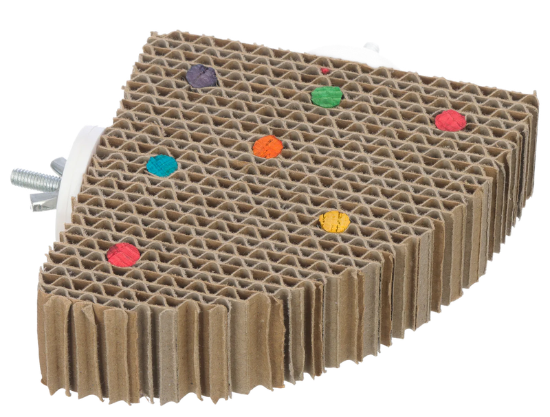 Corner Cardboard Treat Block Small from Super Bird Creations